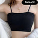 Seamless Silk Padded Bralette Bra | Pack of 2